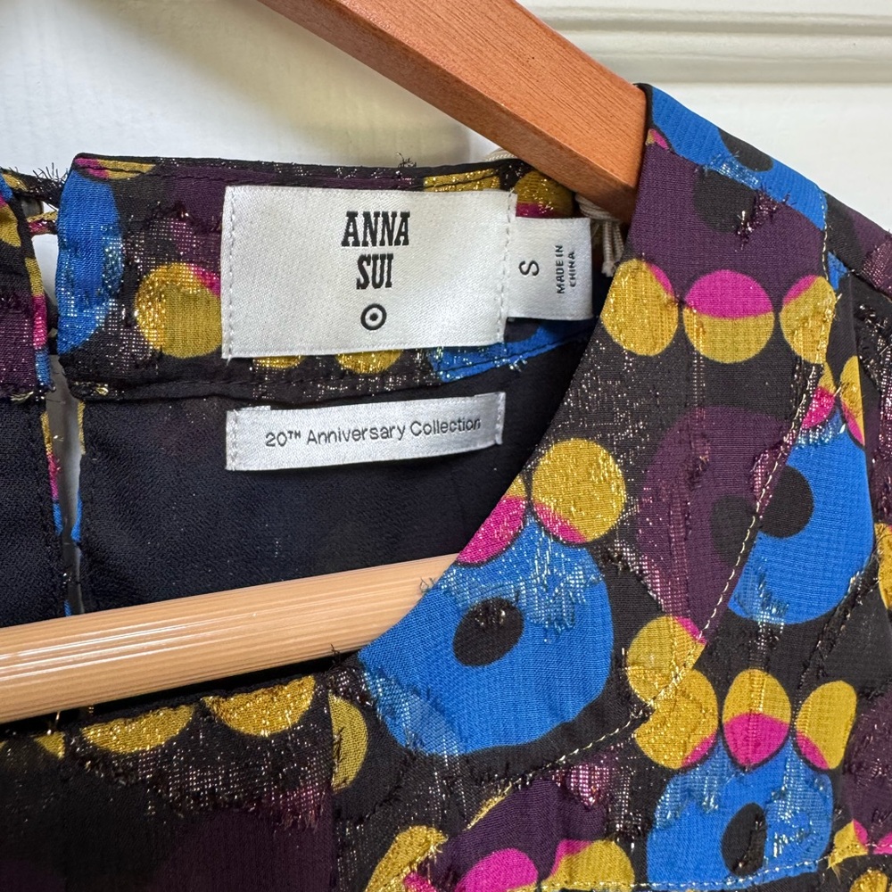 Anna Sui Colorful Patterned Mini Dress. 20th anniversary target collab - Picture 4 of 12